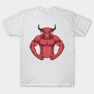 Bull as Bodybuilder extreme T-Shirt
